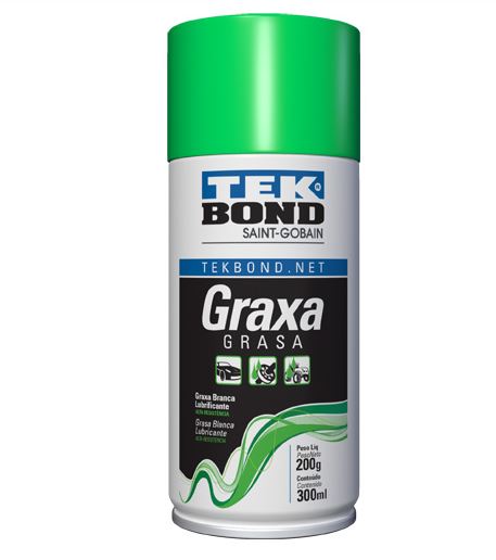 Graxa Branca Spray 300ml - Tekbond